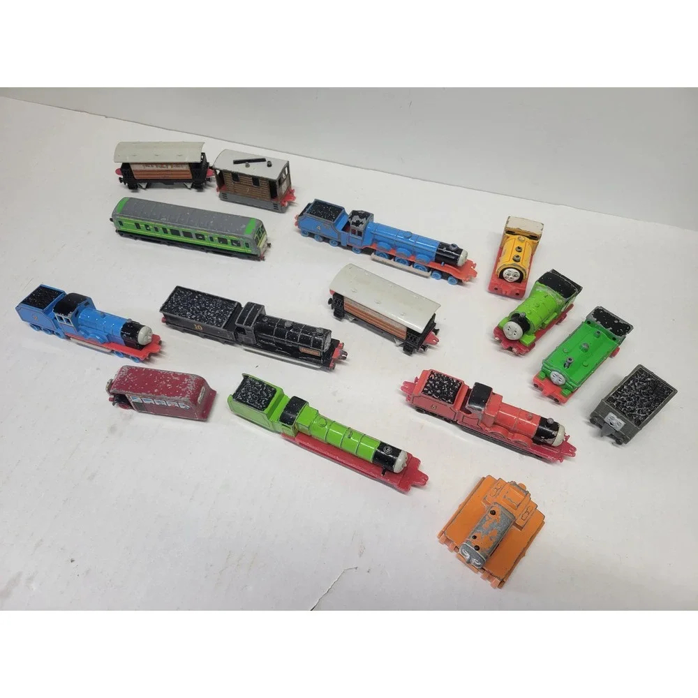 Vtg Thomas & Friends Ertl Diecast Metal Toy Train Lot Gordon‎ Percy 15pc 88-92